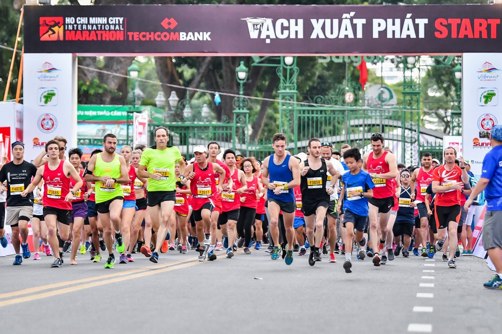 Ngày 2/12 sẽ diễn ra Giải Marathon Quốc tế TP.HCM Techcombank 2018